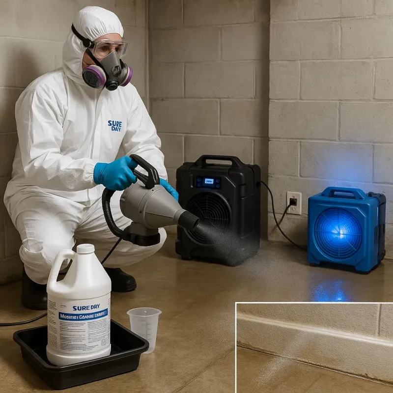 Sanitization and Odor Removal process in Itasca, IL
