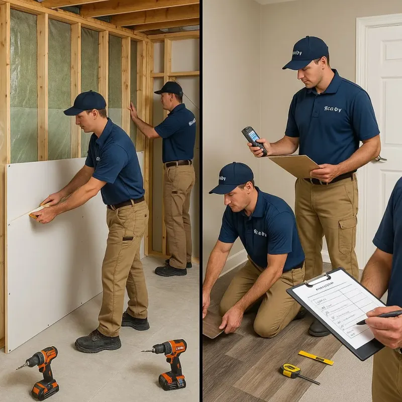 Repairs and Reconstruction process in Itasca, IL